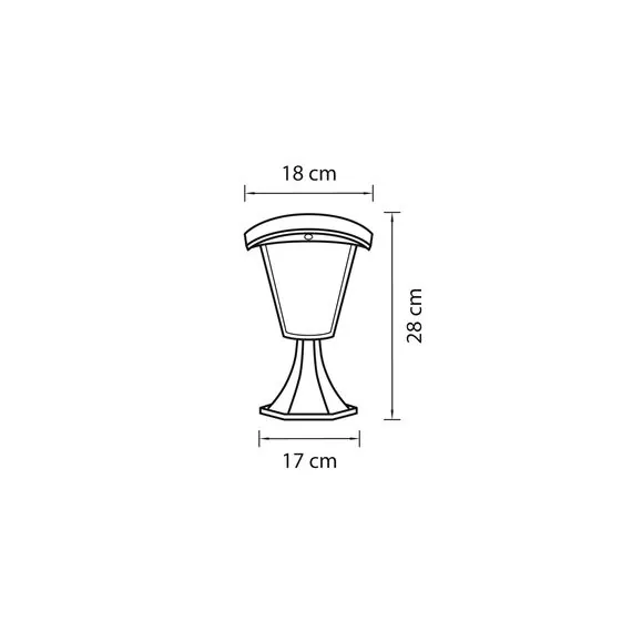 Lightstar 375970 Светильник уличн парковый LAMPIONE LED 8W 360LM 3000K IP54, изображение 2
