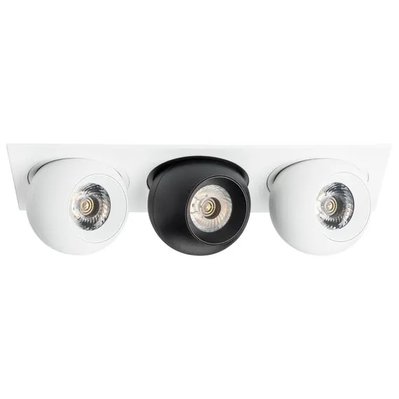 Lightstar i536627262 Светильник INTERO LED 9W*3 850LM*3 24G БЕЛЫЙ/ЧЕРНЫЙ 3000K (217536+217062+217072+217062)