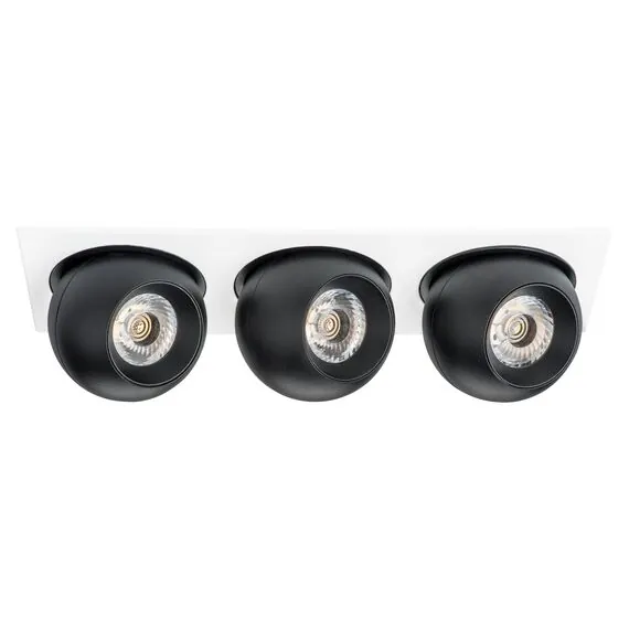 Lightstar i536727272 Светильник INTERO LED 9W*3 850LM*3 24G БЕЛЫЙ/ЧЕРНЫЙ 3000K (217536+217072+217072+217072)