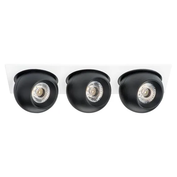 Lightstar i536747474 Светильник INTERO LED 9W*3 850LM*3 24G БЕЛЫЙ/ЧЕРНЫЙ 4000K (217536+217074+217074+217074)