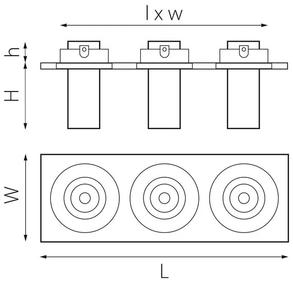 Lightstar i536264 Светильник INTERO TUBO LED 10W 500LM 60G БЕЛЫЙ 4000K (217536+217264+217264+217264), изображение 2