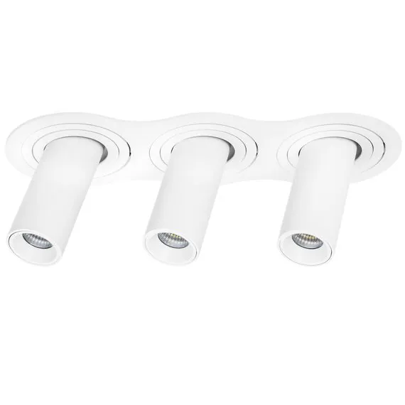 Lightstar i636264 Светильник INTERO TUBO LED 10W*3 500LM*3 60G БЕЛЫЙ 4000K (217636+217264+217264+217264)