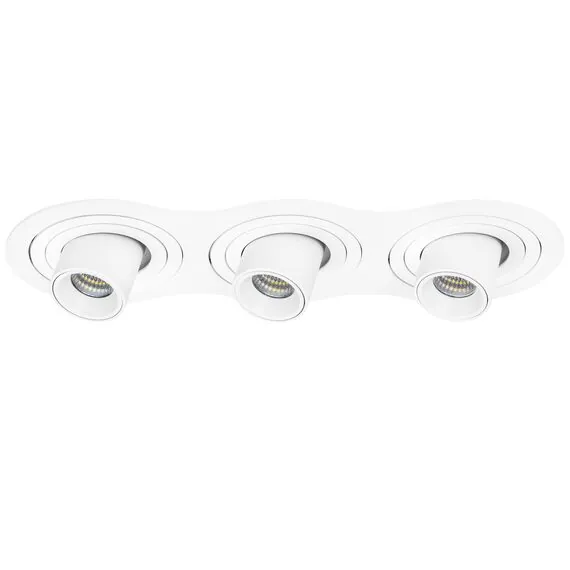 Lightstar i636164 Светильник INTERO TUBO LED 7W*3 360LM*3 60G БЕЛЫЙ 4000K (217636+217164+217164+217164)