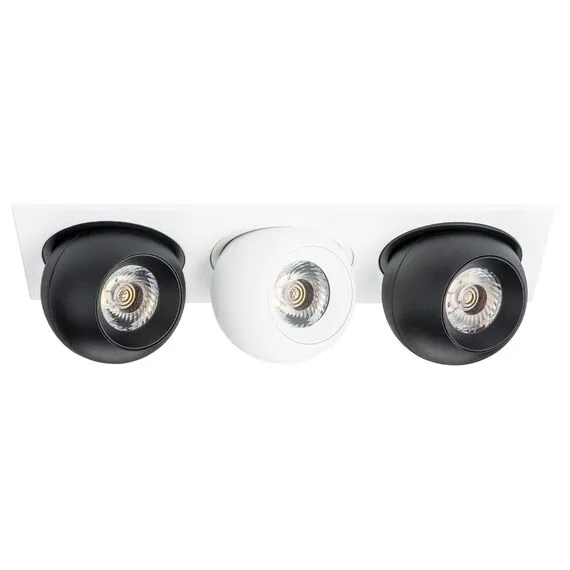 Lightstar i536746474 Светильник INTERO LED 9W*3 850LM*3 24G БЕЛЫЙ/ЧЕРНЫЙ 4000K (217536+217074+217064+217074)