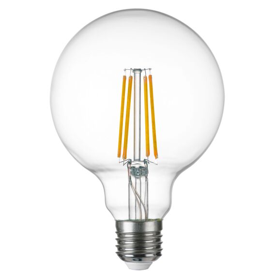 Lightstar 933104 Лампа LED FILAMENT 220V G95 E27 8W=80W 720LM 360G CL 4000K 30000H