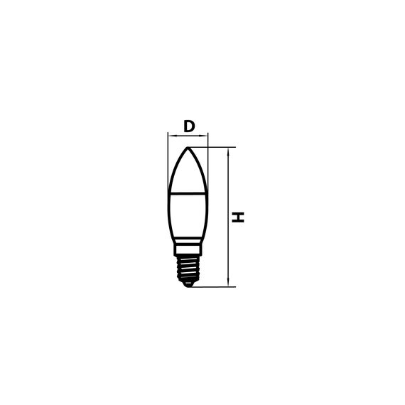 Lightstar 933602 Лампа LED FILAMENT 220V CA35 E14 6W=65W 400-430LM 360G CL 3000K 30000H, изображение 2