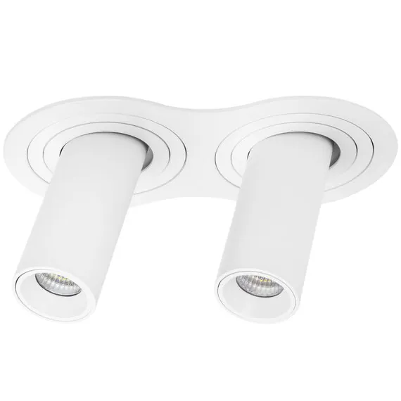 Lightstar i626262 Светильник INTERO TUBO LED 10W*2 500LM*2 60G БЕЛЫЙ 3000K (217626+217262+217262)