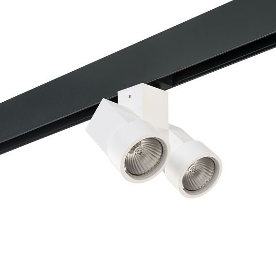 Lightstar PRO051036 Светильник д/1-фазн трека ILLUMO HP16X2 БЕЛЫЙ (595027+051036)