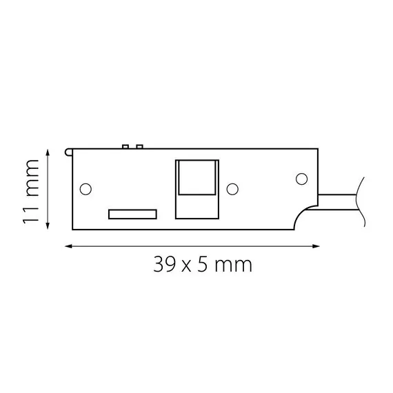 Lightstar 506117 Питание боковое 24V трековое однофазное LINEA ЧЕРНЫЙ, изображение 2