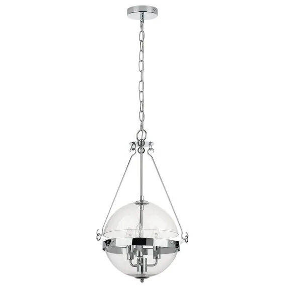 Lightstar 816034 Люстра MODENA 3х40W E14 ХРОМ/ПРОЗРАЧНЫЙ