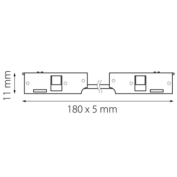 Lightstar 506157 Соединитель трековый однофазный 24V регулируемый гибкий LINEA ЧЕРНЫЙ, изображение 2