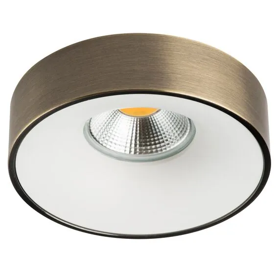 Lightstar L01002021 Светильник LEVIGO MR16/HP16 БЕЛЫЙ МАТОВЫЙ/БРОНЗА (010020+510021)