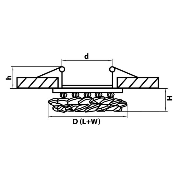 Lightstar 030304 Светильник ONORA CR MR16/HP16 ХРОМ/ПРОЗРАЧНЫЙ, изображение 2
