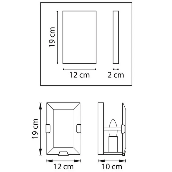 Lightstar 713617 Бра NOVARA 1x40W E14 ЧЕРНЫЙ МАТОВЫЙ, изображение 2