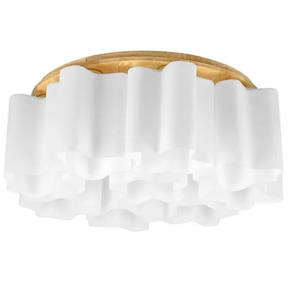Lightstar 802095 Люстра NUBI LEGNO 9х40W E27 СВЕТЛОЕ ДЕРЕВО/БЕЛЫЙ