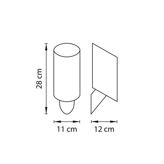 Lightstar 808610 Светильник настенный MURO 1х40W E14 БЕЛЫЙ/НИКЕЛЬ, изображение 2