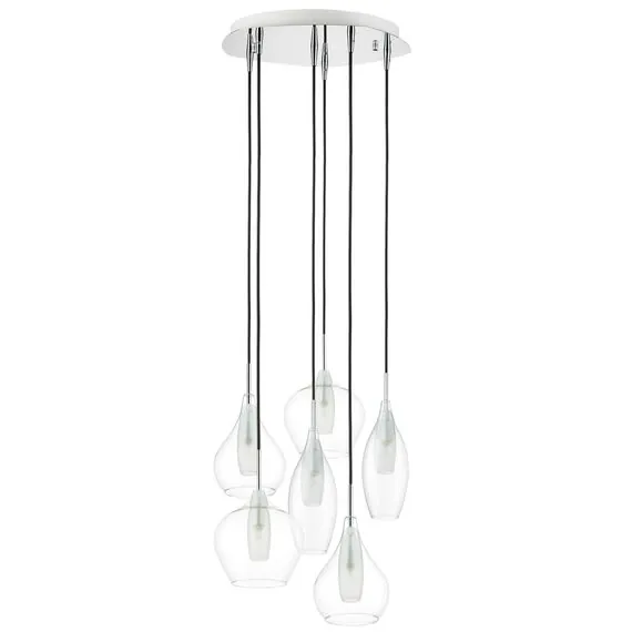 Lightstar 803061 Подвес PENTOLA 6х25W G9 ХРОМ/ПРОЗРАЧНЫЙ