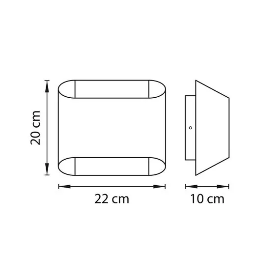 Lightstar 808627 Светильник настенный MURO 2х40W G9 ХРОМ/ЧЕРНЫЙ, изображение 2