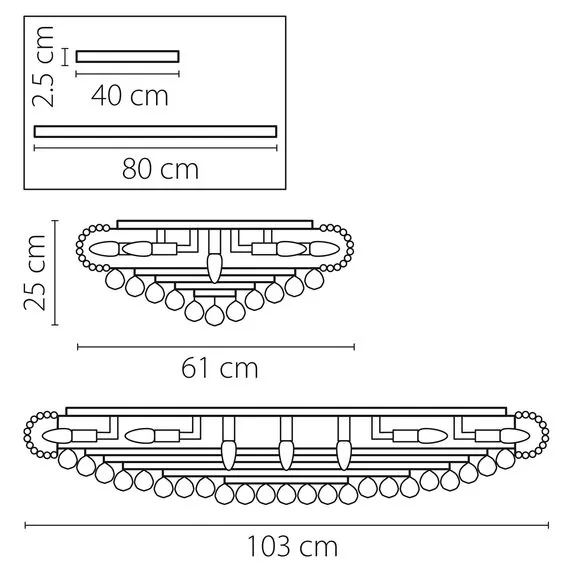 Lightstar 704212 Люстра потолочная MONILE 21х40W E14 ЗОЛОТО, изображение 2
