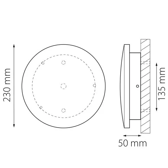 Lightstar 379347 Светильник PIATTO 1x12W LED 1200LM G ЧЕРНЫЙ 4000K IP65, изображение 2