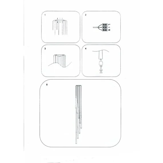 Lightstar 807084 Подвес PUNTO 8х25W G9 chrome, изображение 5
