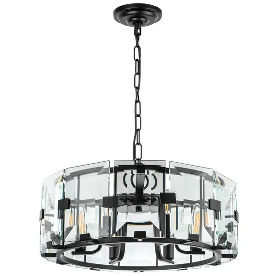 Lightstar 713267 Люстра NOVARA 6x40W E14 ЧЕРНЫЙ МАТОВЫЙ