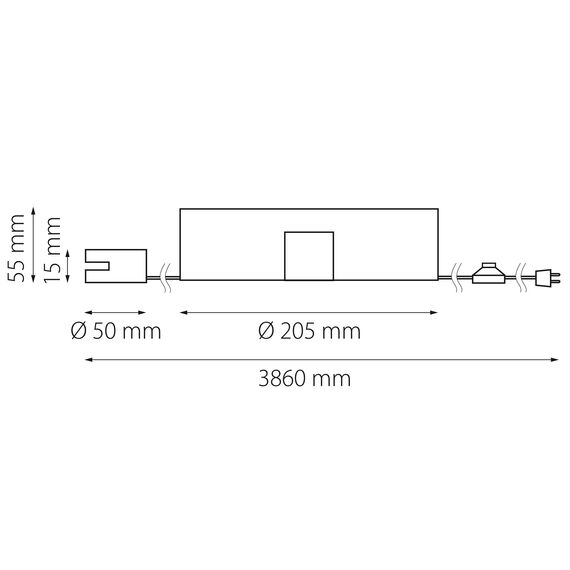 Lightstar 508157 Блок питания 48V (в розетку) 100W NOVE ЧЕРНЫЙ, изображение 2