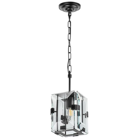 Lightstar 713217 Люстра NOVARA 1x40W E14 ЧЕРНЫЙ МАТОВЫЙ