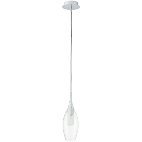 Lightstar 803021 Подвес PENTOLA 1х25W G9 ХРОМ/ПРОЗРАЧНЫЙ
