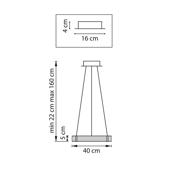 Lightstar 736241 Люстра ROTONDA 21W LED 1053LM 360G ЛАТУНЬ 3000K, изображение 2