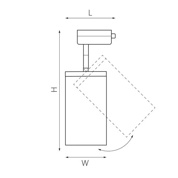 Lightstar A1T216337 Светильник RULLO HP16 ЧЕРНЫЙ (592257+216337), изображение 2