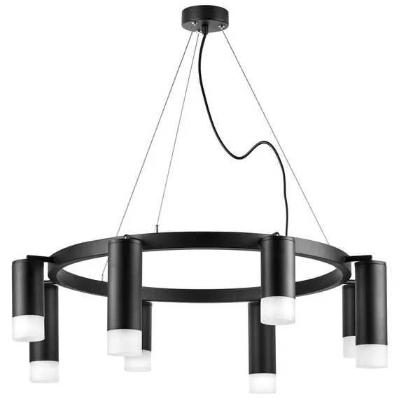 Lightstar LR0183748741 Люстра RULLO 8х50W GU10 ЧЕРНЫЙ (571018+214437-4+214487-4+202431-8)