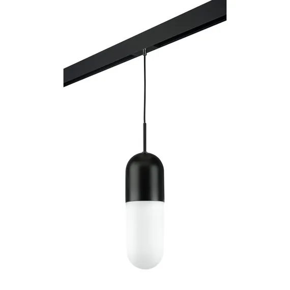 Lightstar PRO690117 Светильник д/1-фазн трека RAMO 1х40W E27 ЧЕРНЫЙ МАТОВЫЙ/БЕЛЫЙ (690117+595007)