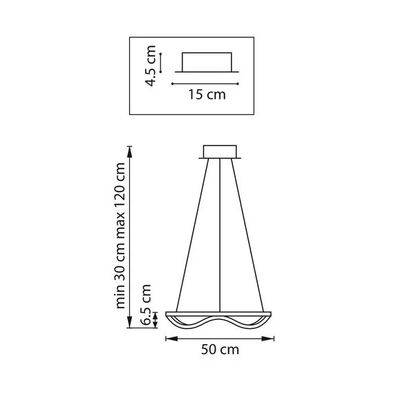 Lightstar 736517 Люстра ROTONDA 45W LED 2494LM 120G ЧЕРНЫЙ 3000-6000K, изображение 2