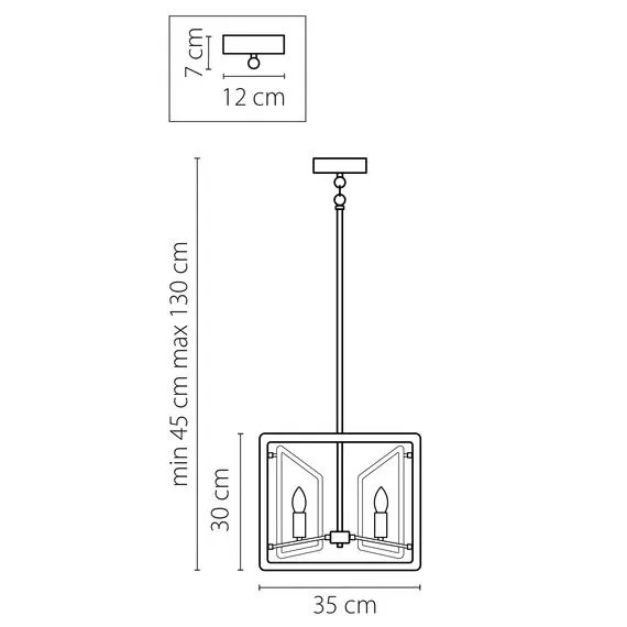 Lightstar 713447 Люстра REGOLO 4х40W E14 ЧЕРНЫЙ МАТОВЫЙ/ЗОЛОТО, изображение 2