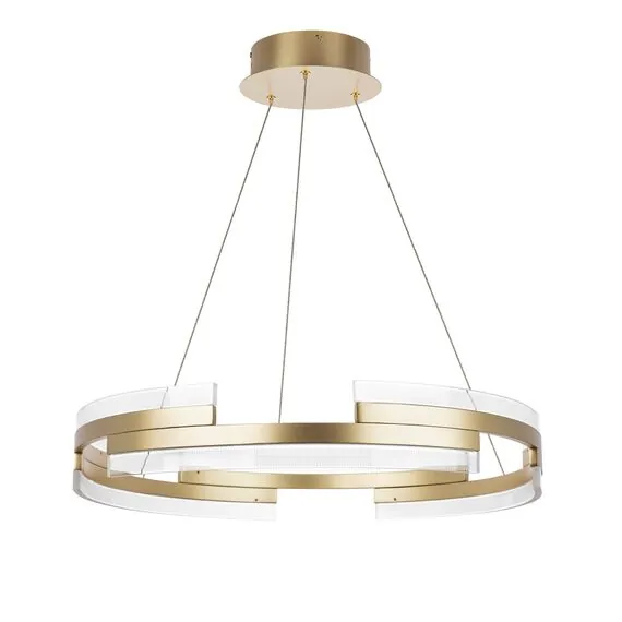 Lightstar 736323 Люстра ROTONDA 55W LED 2835LM 120G ЗОЛОТО 3000K
