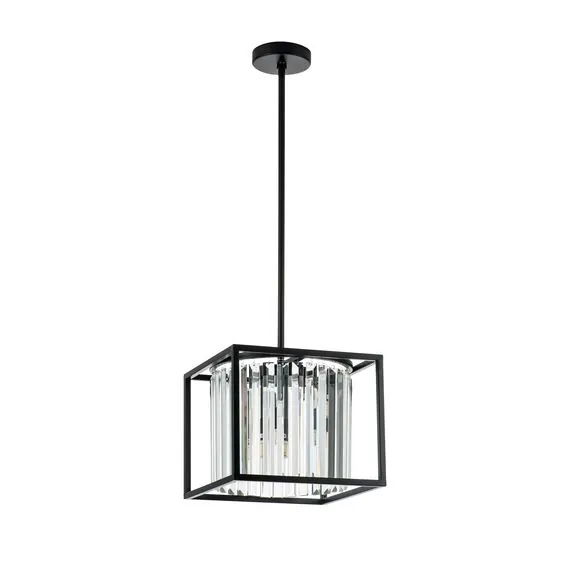 Lightstar 713037 Люстра REGOLO 3х40W G9 ЧЕРНЫЙ МАТОВЫЙ/ПРОЗРАЧНЫЙ