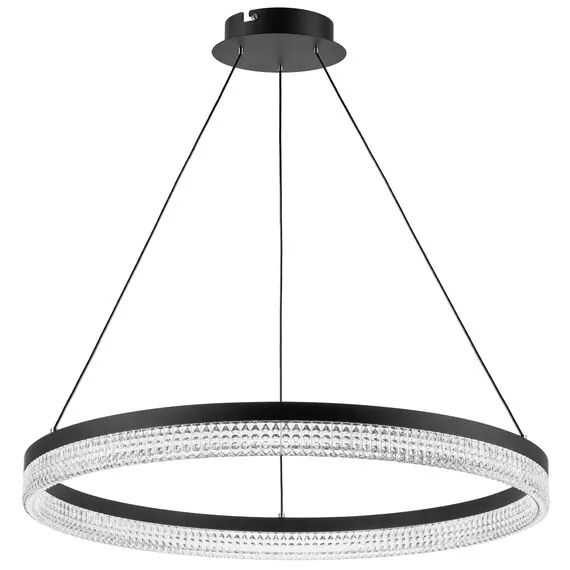 Lightstar 736167 Люстра ROTONDA 38W LED 2106LM 180G ЧЕРНЫЙ 3000K