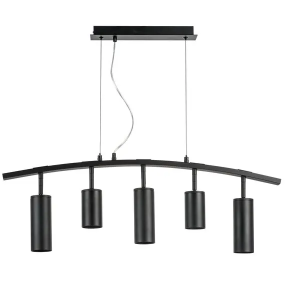 Lightstar LR735372873 Люстра RULLO 5х50W GU10 ЧЕРНЫЙ (571735+214437-2+214487-3)