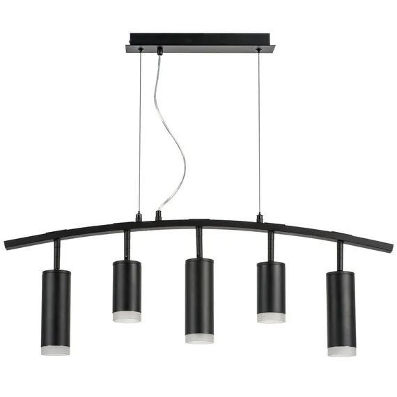 Lightstar LR7353728730 Люстра RULLO 5х50W GU10 ЧЕРНЫЙ (571735+214437-2+214487-3+202430-5)