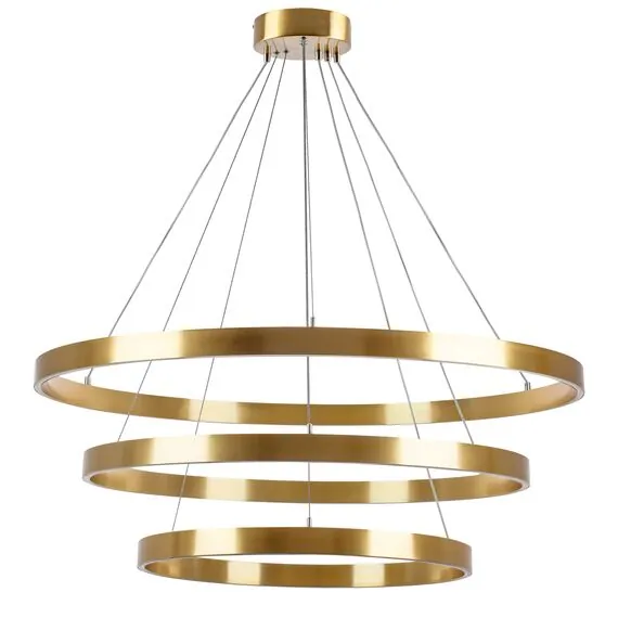 Lightstar 748223 Люстра SATURNO LED 132W 11000LM 70G ЗОЛОТО 3000-6000K