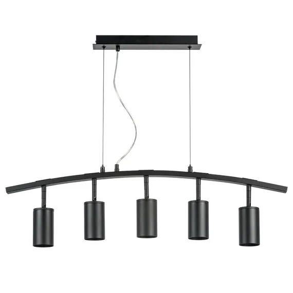 Lightstar LR735375 Люстра RULLO 5х50W GU10 ЧЕРНЫЙ (571735+214437-5)