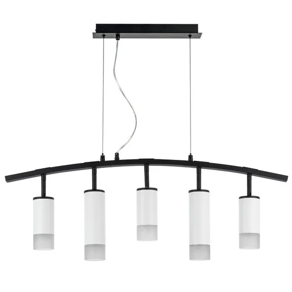 Lightstar LR7353638621 Люстра RULLO 5х50W GU10 ЧЕРНЫЙ/БЕЛЫЙ (571735+214436-3+214486-2+202431-5)