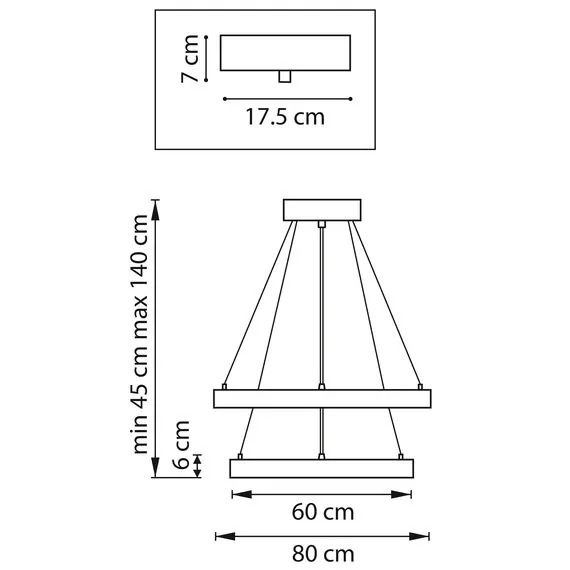 Lightstar 748123 Люстра SATURNO LED 84W 5800LM 70G ЗОЛОТО 3000-6000K, изображение 2