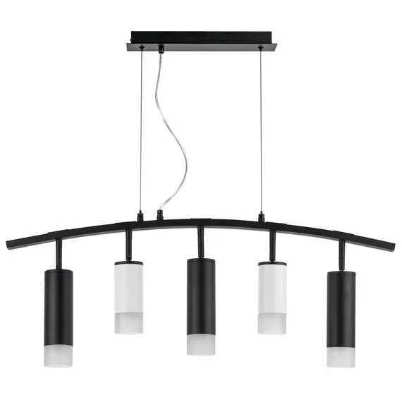 Lightstar LR7353628731 Люстра RULLO 5х50W GU10 ЧЕРНЫЙ/БЕЛЫЙ (571735+214436-2+214487-3+202431-5)