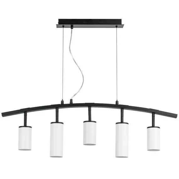 Lightstar LR735363862 Люстра RULLO 5х50W GU10 ЧЕРНЫЙ/БЕЛЫЙ (571735+214436-3+214486-2)