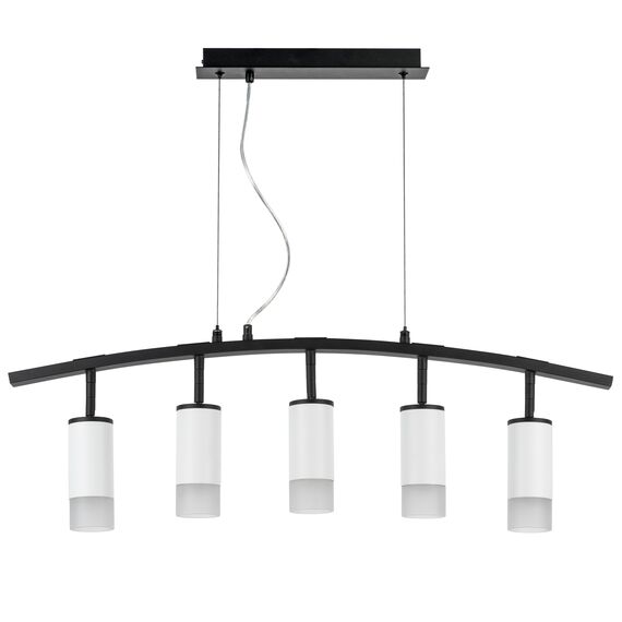 Lightstar LR7353651 Люстра RULLO 5х50W GU10 ЧЕРНЫЙ/БЕЛЫЙ (571735+214436-5+202431-5)