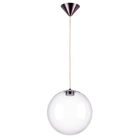 Lightstar 801010 Люстра SFERETTA LED 1х3W 145LM КОФЕЙНЫЙ/ПРОЗРАЧНЫЙ 3000K