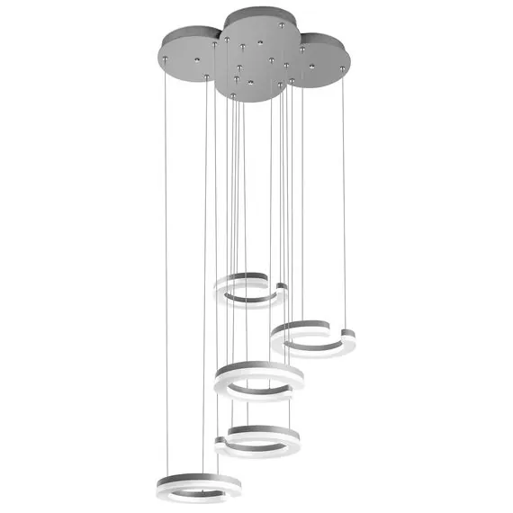 Lightstar 763449 Подвес UNITARIO 46W LED 5060LM СЕРЕБРО МАТОВЫЙ 4000K