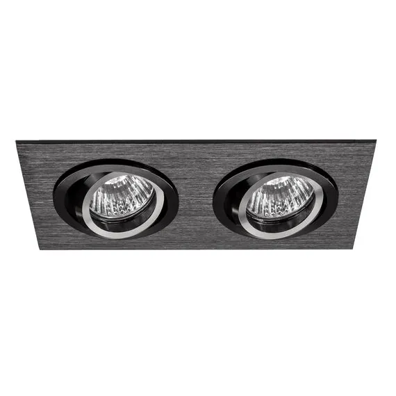 Lightstar 011622 Светильник SINGO X2 MR16/HP16 ЧЕРНЫЙ